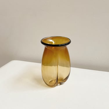 Amber Rounded Mini Vase