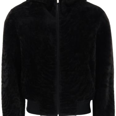 Ferragamo Reversible Shearling Hooded Blouson Men