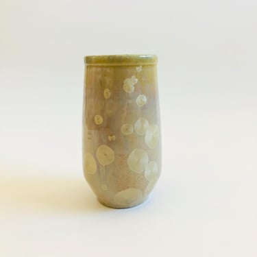 Crystalline Pottery Vase 