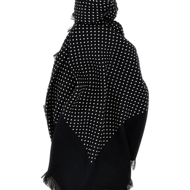 Saint Laurent Men Micro Hearts Scarf