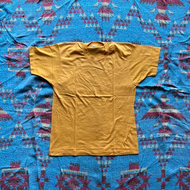 Vintage 1980s Gold Screen Stars Blank T Shirt 