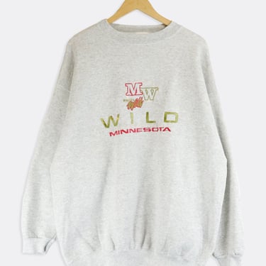 Vintage Minnesota Wild Sweatshirt Sz XL