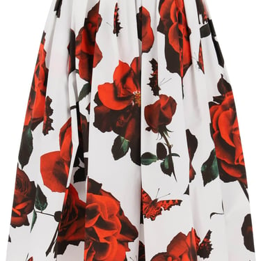 Alexander Mcqueen Tudor Rose Pleated Women