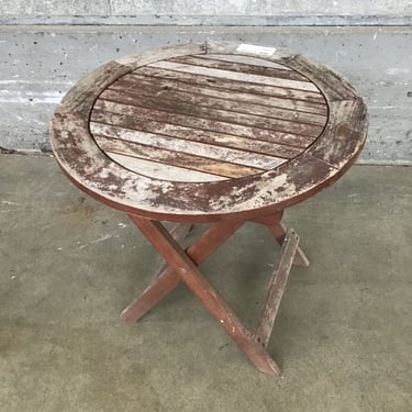 Slatted Outdoor Side Table (Seattle)