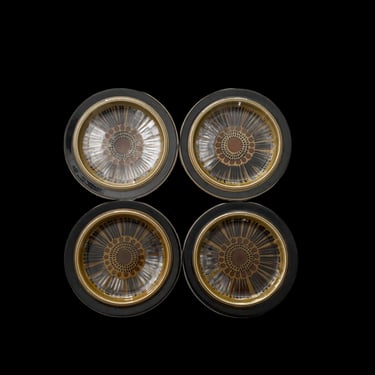 Vintage Mid Century Modern Arabia of Finland KOSMOS Set of 4 Salad / Side Plates 8