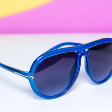 Retro Blue Aviator Sunglasses | Tubular 80s 
