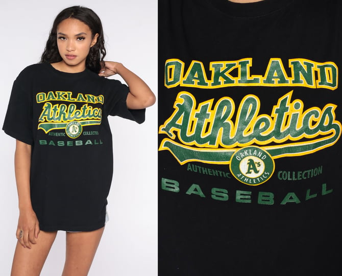 Vintage Oakland A's Sweatshirt 80s Athletics MLB All Over 