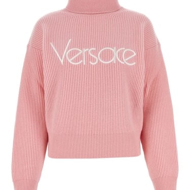 Versace Women Pink Wool Sweater