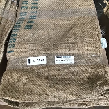 Box of 12 Burlap Sacks (Seattle)