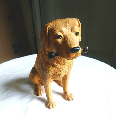 VINTAGE Labrador Dog Figurine, Home Decor 