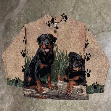 Vintage 1990’s Rottweiler Sugar Street Weavers Jacket