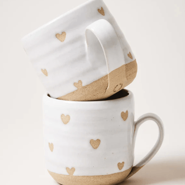 Farmhouse Pottery | Confetti Heart Mug