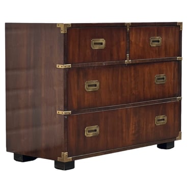 Free Shipping Within Continental US - Vintage Campaign Dresser by Lane . Dovetail Drawers. 