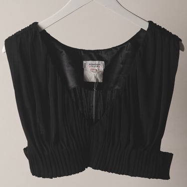 Yves Saint Laurent Rive Gauche Pleated Top