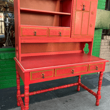 Growth Spurt  | 1960s Mexican Provincial-style Desk by Stanley Furniture