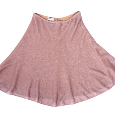 2004 Chanel Lurex Knit Mini Skirt