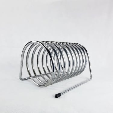 Magazine And Newspaper Rack, Magazine And Newspaper Holder, Mid Century Modem, Vintage Magazine Holder, Masiv Metal Rack 