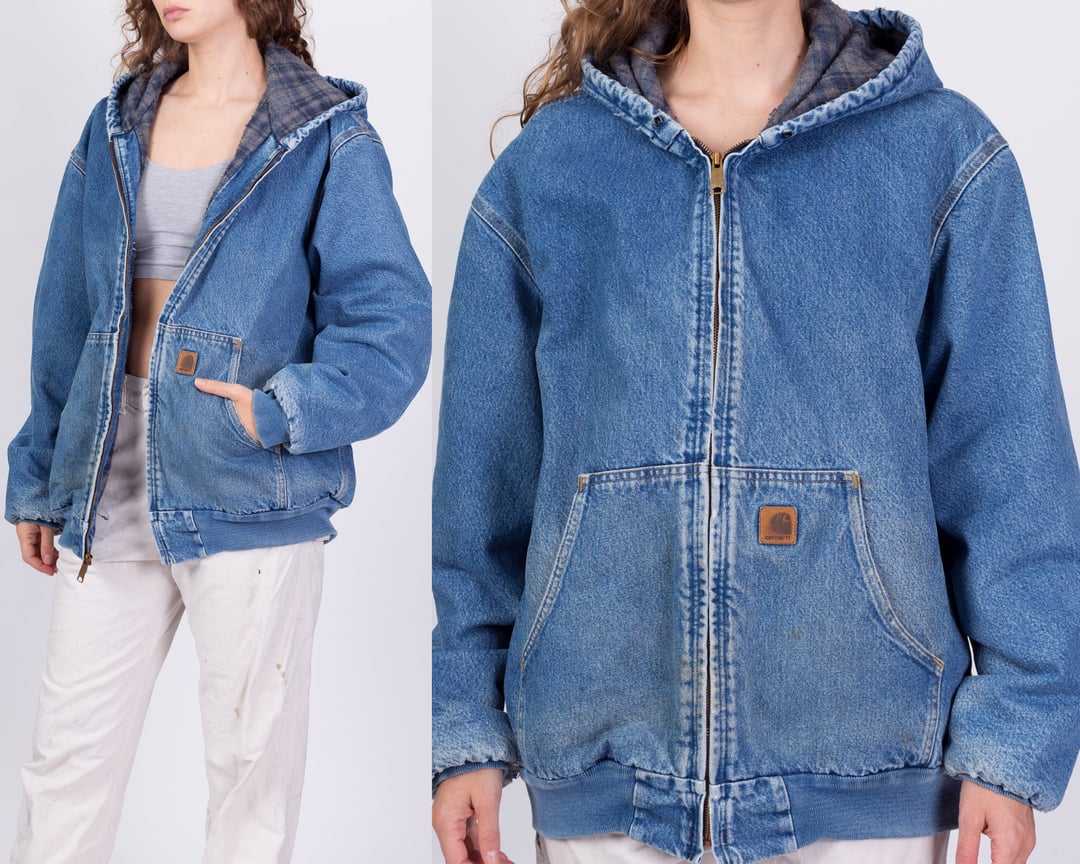 Factory Harold Hooded Denim Jacket