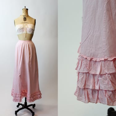 1910s ANTIQUE edwardian COTTON skirt xxs | new spring summer 