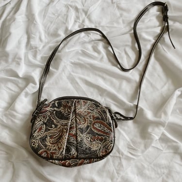 Vintage Patricia Nash Genuine Leather Canteen Handbag 