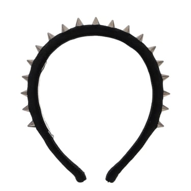 Alessandra Rich Velvet Headband With Spike Women