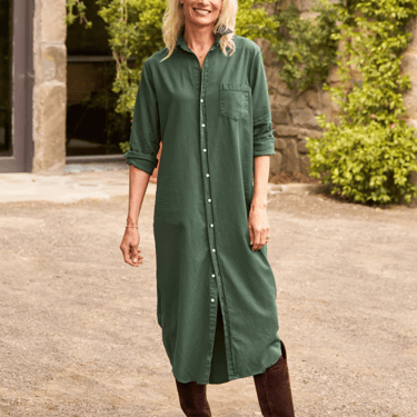 Frank & Eileen | Rory Maxi Shirtdress | Famous Denim