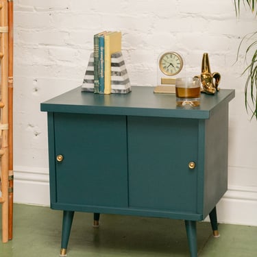 Teal Super Compact Credenza