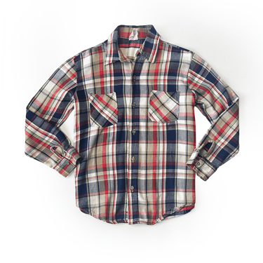 ORIGINAL VINTAGE PLAID COTTON SHIRT