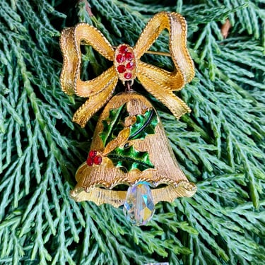 Christmas Bell Brooch Holiday Party 