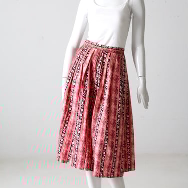 vintage 60s floral skirt by Gale of St Louis 