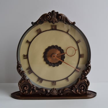 Mid century Decorative Clock, Czechoslovakia, 1960's. 