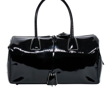 Prada - Black Textured Leather Bag