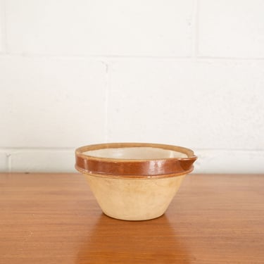 small vintage french digoin mixing bowl