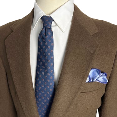 Vintage 100% CAMEL HAIR Flannel Sport Coat ~ size 40 Short ~ jacket / blazer ~ Preppy / Ivy Style / Trad ~ 