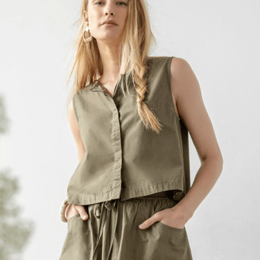 Lilla P | Hidden Placket Top