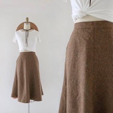 wool tweed library skirt - 30 