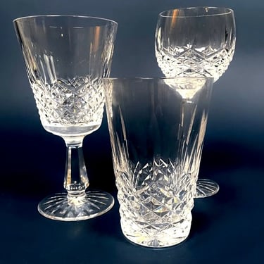 Your Choice! Waterford Retired Kenmare Drinkware | SINGLES | Highball, Wine Water Goblets, Wine Hock | New Condition 