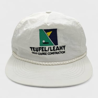 Vintage Teufel/Leahy Golf Course Construction Snapback Hat