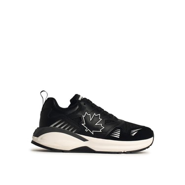 Dsquared2 'Dash' Black Leather Blend Sneakers Man