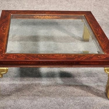 Vintage Mastercraft chinoiserie coffee table 