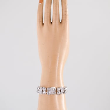 Elegant 1950's Rhinestone Bracelet by Eisenberg