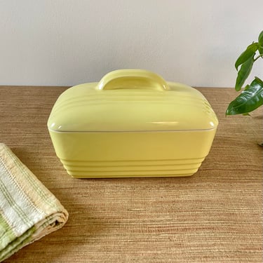 Vintage Hall Yellow Refrigerator Leftover Dish - Made for Westinghouse 