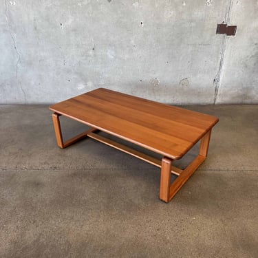 Mid Century Solid Teak Coffee Table