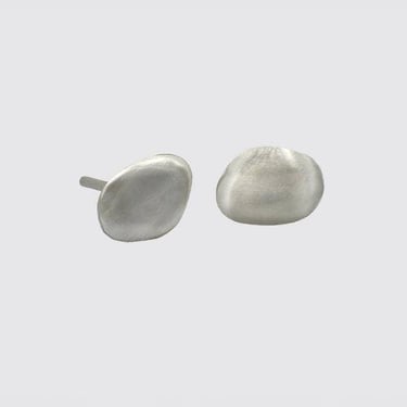 Jane Diaz NY - River Rock Stud Earrings - Sterling Silver
