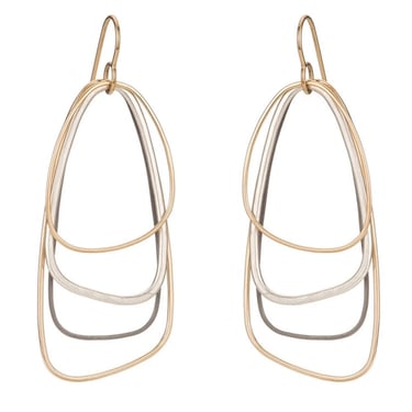 Colleen Mauer Designs | Large Multi Triangle Earrings