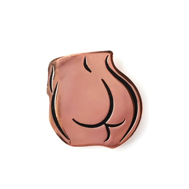 Enamel Pin | Rose Gold Butt