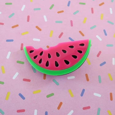 Watermelon Hair Clip Summer Fruit Barrette 