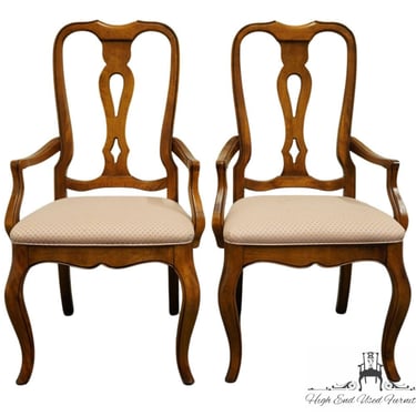 Set of 2 ETHAN ALLEN Country French Collection Dining Arm Chairs 26-6302A 