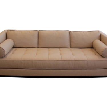 Contemporary Modern Transitional Interior Craft Sofa in Holly Hunt Fabric 