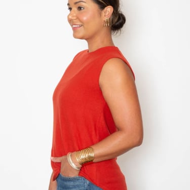 SBJ Austin Melissa Muscle Tee - Red Knit